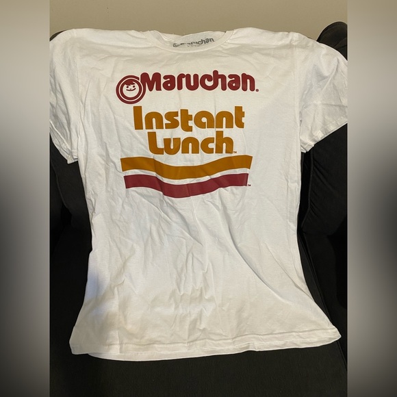 Maurchan Other - White Short Sleeve Men’s Youth Tshirt w Maurchan Instant Lunch Logo